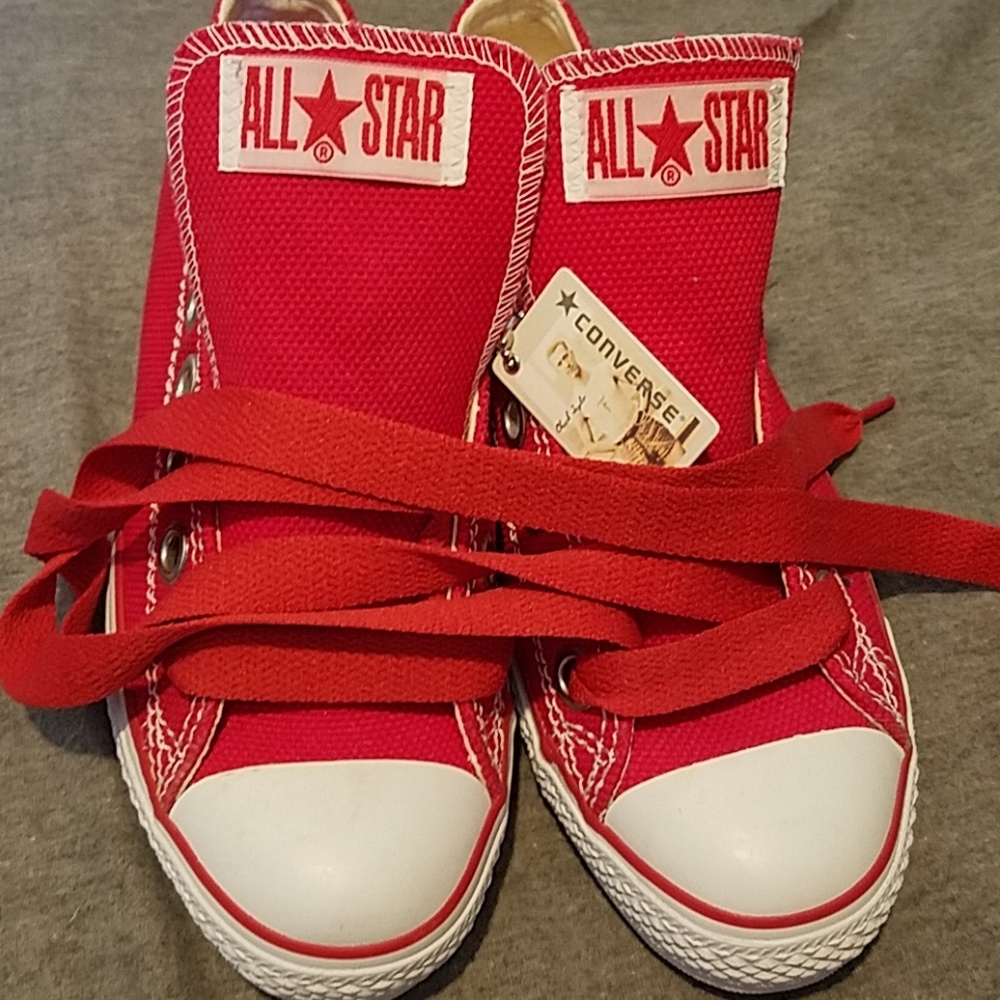 NWT. Red Converse All Star